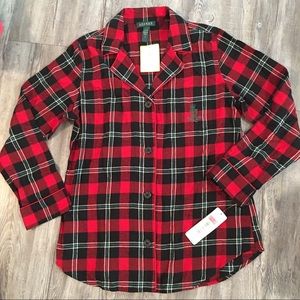 New with tags Lauren Ralph Lauren Pajama Shirt